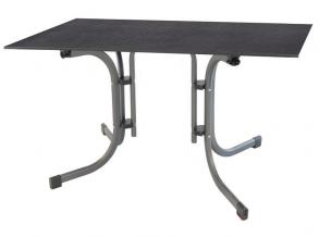 Összecsukható asztal antracit/pala 120 x 80 cm