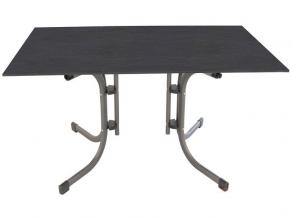 Összecsukható asztal antracit/pala 140 x 90 cm