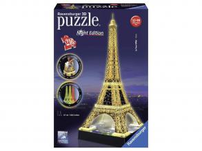 Eiffel torony éjszaka 216 részes 3D-Puzzle - Ravensburger