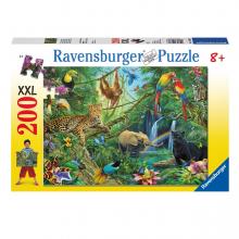 Dzsungel puzzle, 200 darabos - Ravensburger