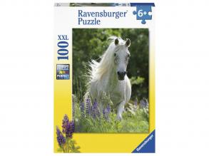 Puzzle 100 db - Fehér ló