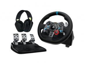 Logitech G29 Driving Force PC/PS4/PS5 kormány + G435 vezeték nélküli fejhallgató