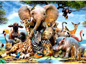 Puzzle 300XXL - Arikai állatok
