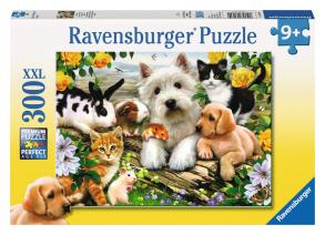 Boldog állatok puzzle, 300 darabos - Ravensburger