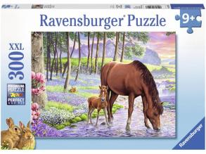 Lovak a naplementében 300 darabos XXL puzzle