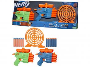 Nerf: Elite 2.0 Face Off Target Set szivacslövo fegyver szett 12db tölténnyel - Hasbro