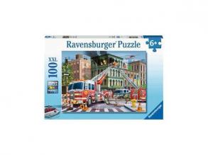 A tűzoltók mentették meg, puzzle 100db XXL