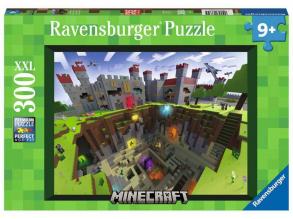 Puzzle 300 db - Minecraft Kivágás