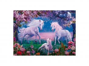 Ravensburger puzzle Varázslatos egyszarvúak, 100 darabos XXL