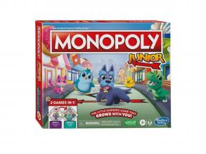 Monopoly Junior 2in1 gazdasági szimulációs társasjáték, holland