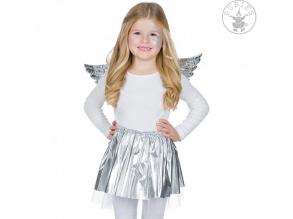 Ezüst angyal szett 2-részes lány jelmez