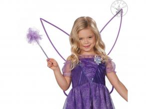 Pillangó szett 2 részes lány jelmez lila színben