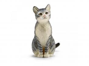 macska, ülő - Schleich