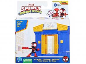 Pókember: Póki és csodálatos barátai - Városi Bank Miles Morales figurával - Hasbro