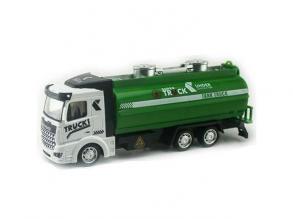 Tartályos teherautó hátrahúzós meghajtással, fénnyel és hanggal 1/48