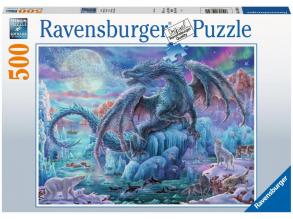Puzzle 500 db - Jégsárkány