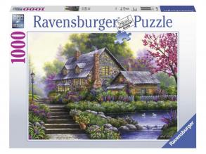 Puzzle 1000 db - Romantikus kis ház