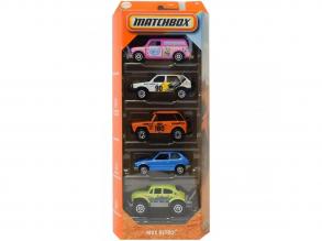 Matchbox: MBX Retro járművek 5db-os szett - Mattel