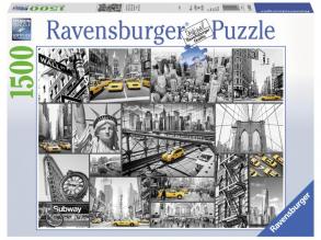 Taxik New Yorkban 1500 darabos puzzle