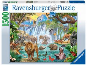 Puzzle 1500 db - Csodás vízesés - Ravensburger