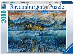Puzzle 2000 db - A bölcs bálna
