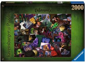 Puzzle 2000 db - Disney a Gonoszok