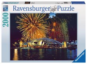 Puzzle 2000 db - Tűzijáték Sidneyben - Ravensburger