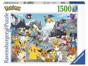 Puzzle 1500 db - Klasszikus Pokémon