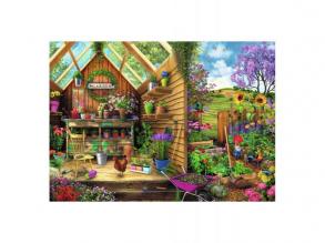 Bepillantás a kerti házikóba puzzle, 300 darabos