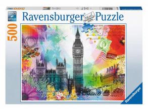 Puzzle 500 db - Üdvözlet Londonból