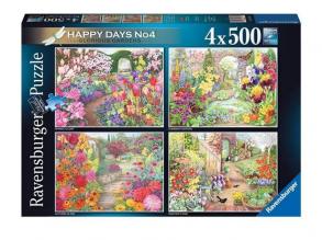 Puzzle 4x500 db - Boldog napok no4