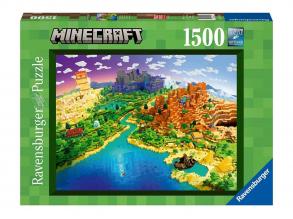 Puzzle 1500 db - A Minecraft világa