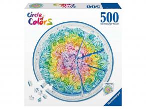 Puzzle kör 500 db - Szivárvány torta