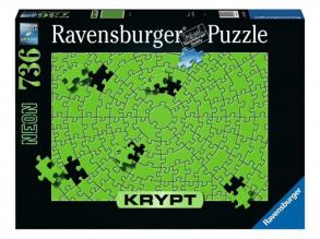 Puzzle 736 db - Krypt Neon zöld
