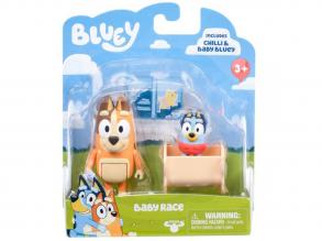 Bluey: Dupla karakter fogura csomag - Baby Bluey és Chilli