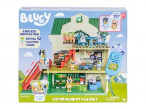 Bluey: Szupermarket nagy játékszett