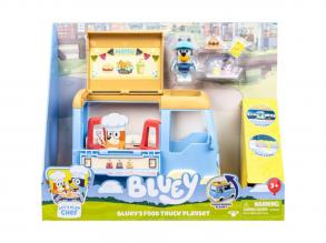 Bluey: Büfés autó játékszett Bluey figurával