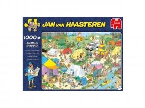 Jan van Haasteren: Kemping az erdőben puzzle, 1000 darabos
