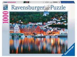 Puzzle 1000 db - Bergen, Norvégia