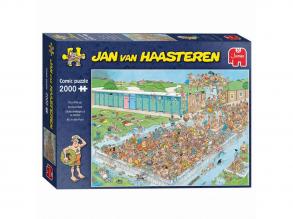 Jan van Haasteren Puzzle - Teltház a medencében - 2000 db