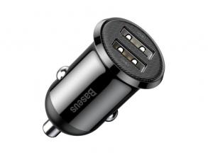 Baseus CCALLP-01 Grain Pro fekete autós töltő