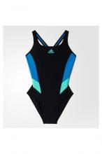 I Ins 1Pc Adidas női fekete/kék színű úszódressz