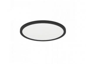 LED panel , 14.6W , RGB , CCT , dimmelhető , backlight effect , 29.5 cm , kerek , fekete , EGLO Connect.Z , Zigbee , ROVITO-Z ,