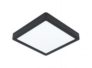 LED panel , falon kívüli , 16.5W , CCT , dimmelhető , 21 x 21 cm , négyzet , fekete , IP44 , EGLO Connect.Z , Zigbee , FUEVA-Z ,