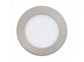 LED panel , süllyesztett , 5.4W , CCT , dimmelhető , 12 cm , kerek , matt nikkel , IP44 , EGLO Connect.Z , Zigbee , FUEVA-Z , 90