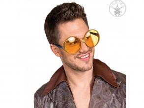 Csillogó disco szemüveg - arany  arany színben