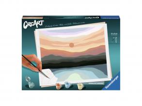 CreArt Festmény számok alapján - Minimalista tájkép