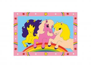 CreArt Festés számok alapján  Ugráló pónik