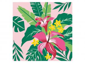 CreArt Festés számok alapján  Trópusi növények