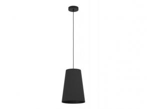 LED lámpa , függeszték , mennyezeti , E27 foglalat , fekete , EGLO , PETROSA , 390132